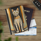 Cat w Orange Stripes Passport Cover