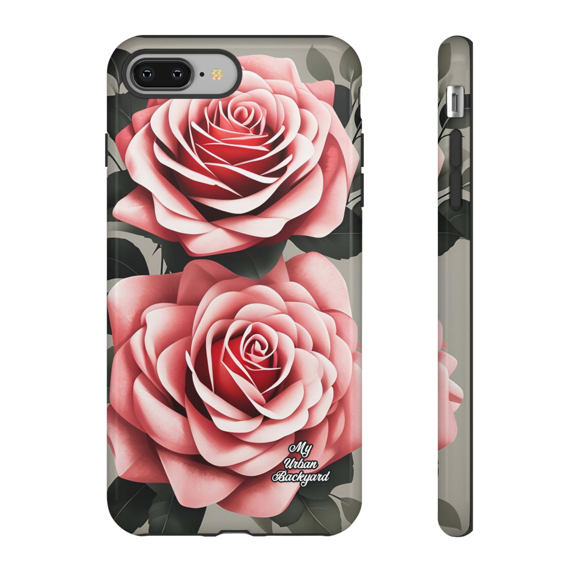 Pink Rose Flowers, Cell Phone Case - Apple, Samsung, Google Pixel