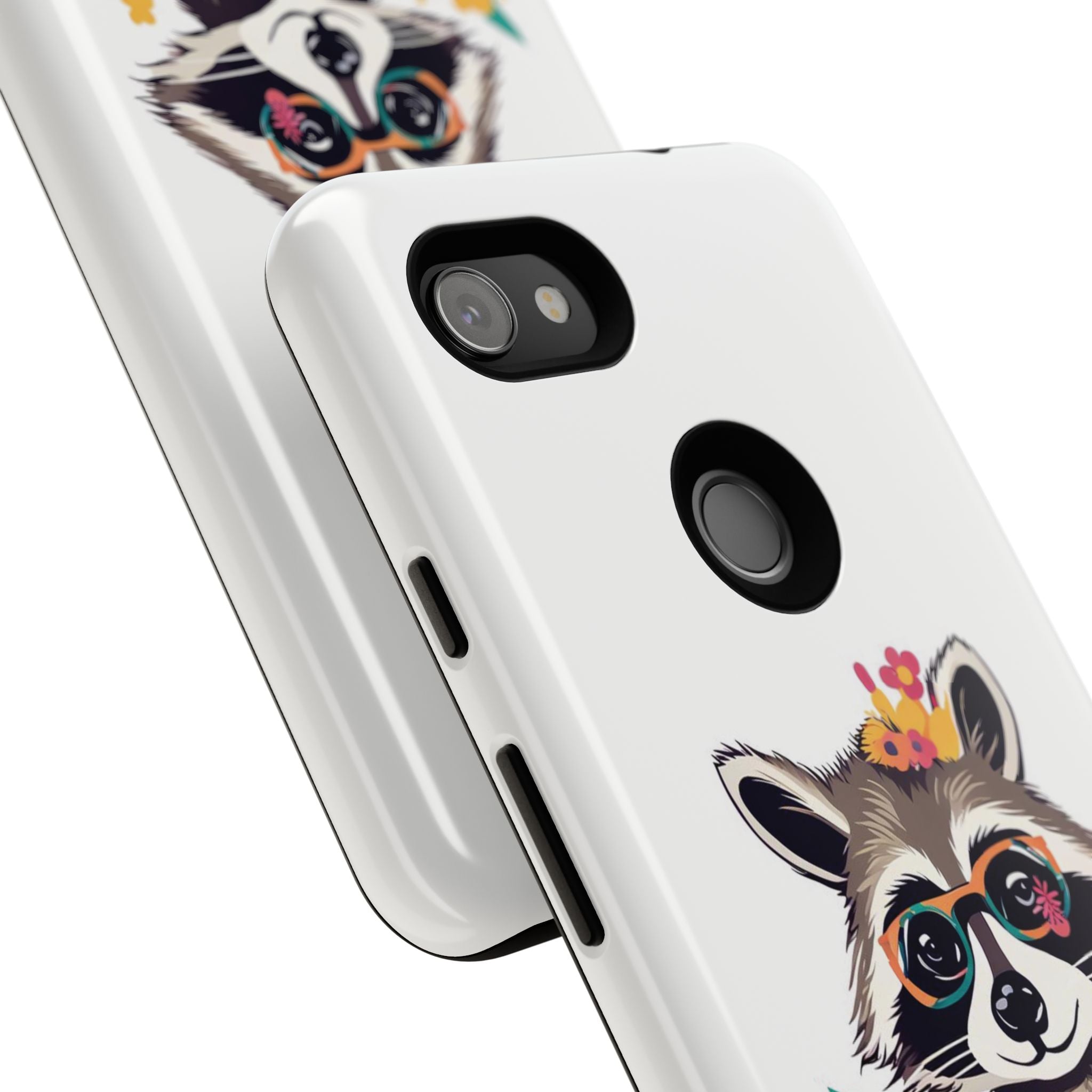 Raccoon with Glasses, Cell Phone Case - Apple, Samsung or Google Pixel