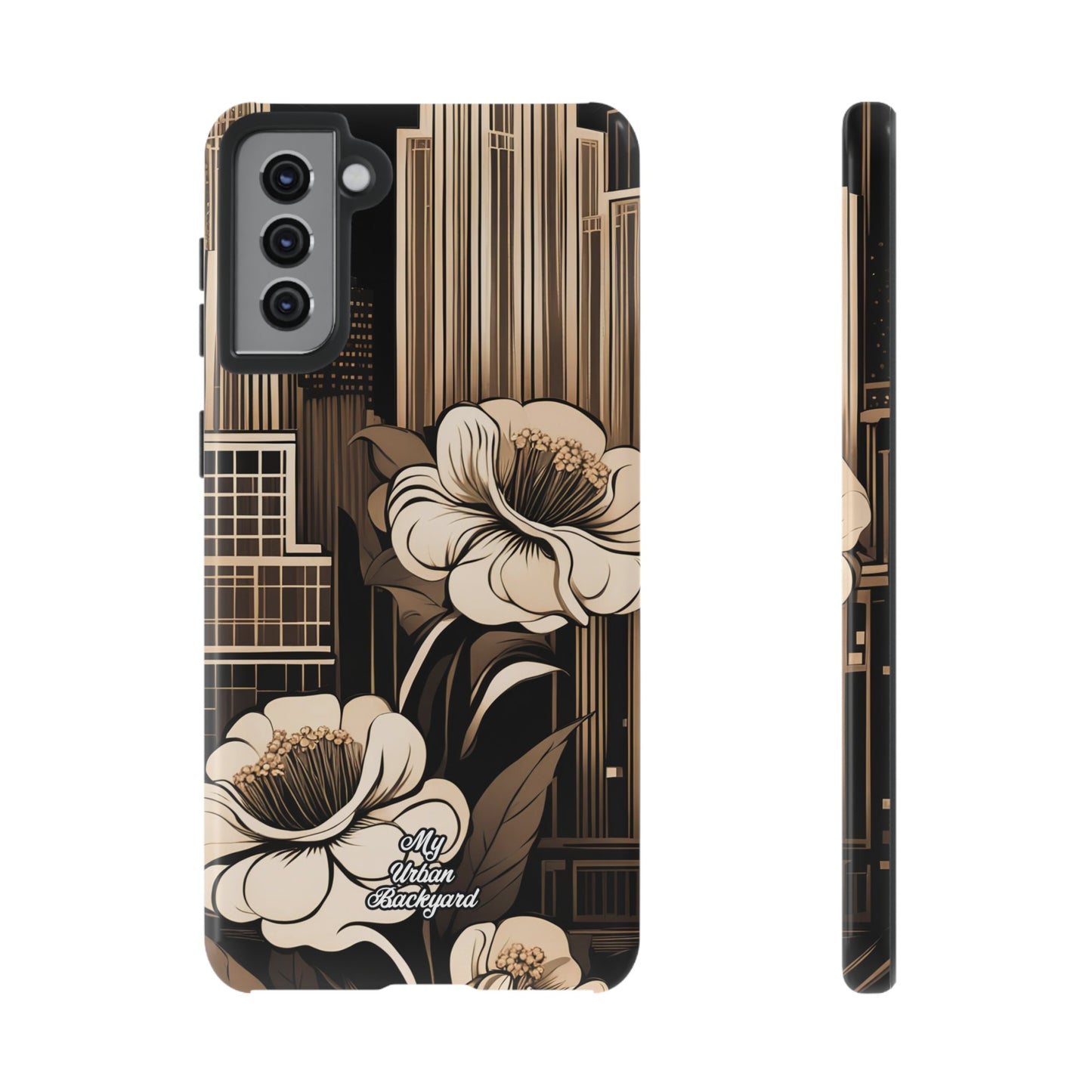 City Flowers, Cell Phone Case - Apple iPhone, Samsung Galaxy or Google Pixel