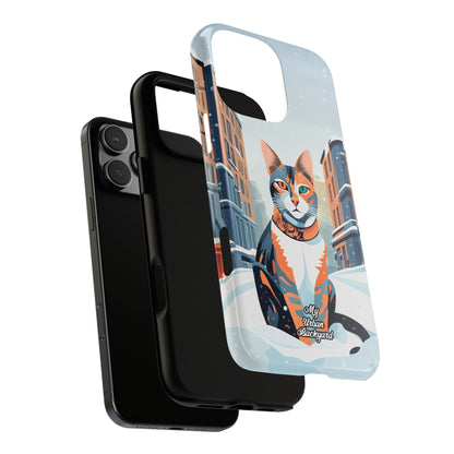 Claws Pawson in the Snow, Cell Phone Case - Apple, Samsung, or Google Pixel