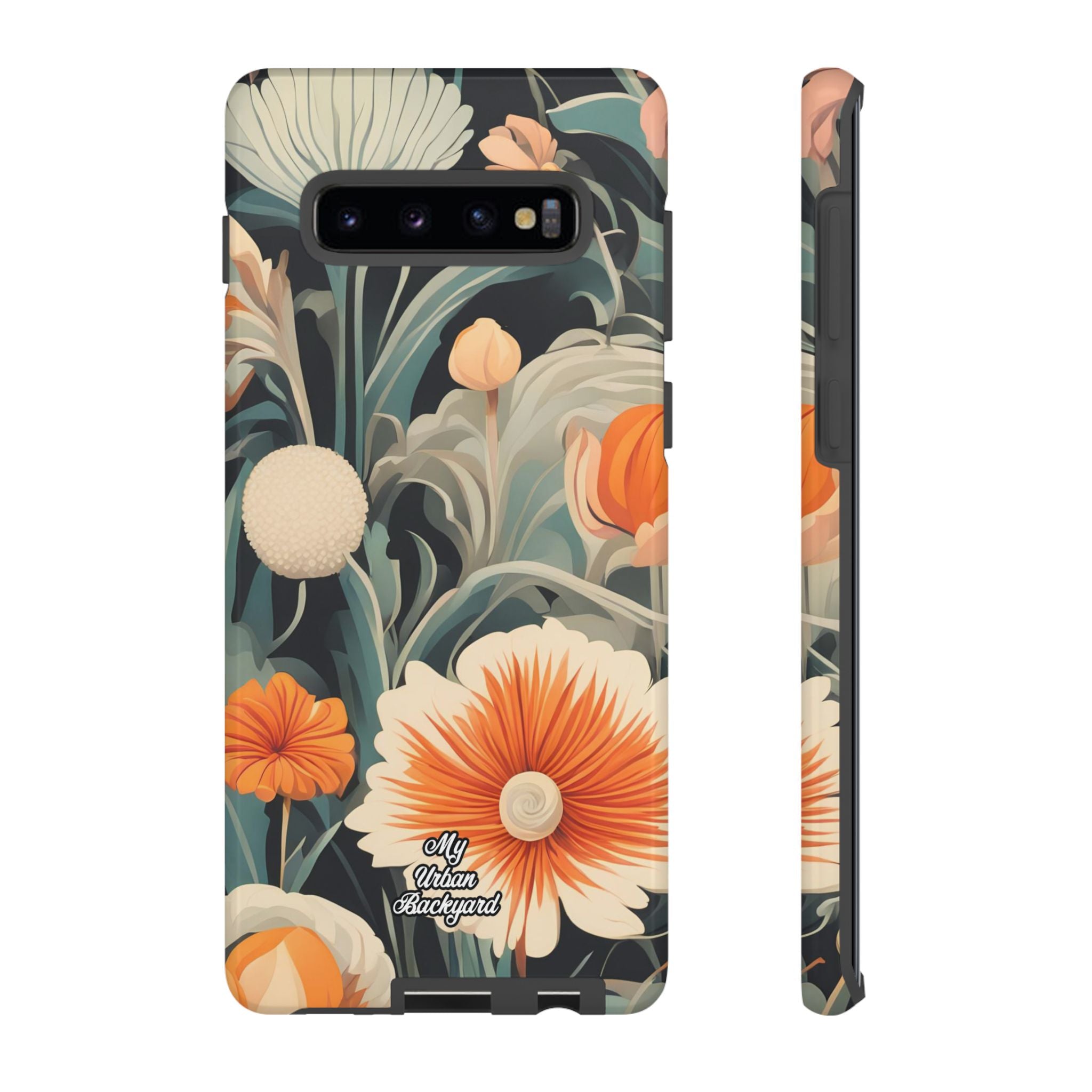 Orange and White Flowers, Cell Phone Case - Apple, Samsung, Google Pixel