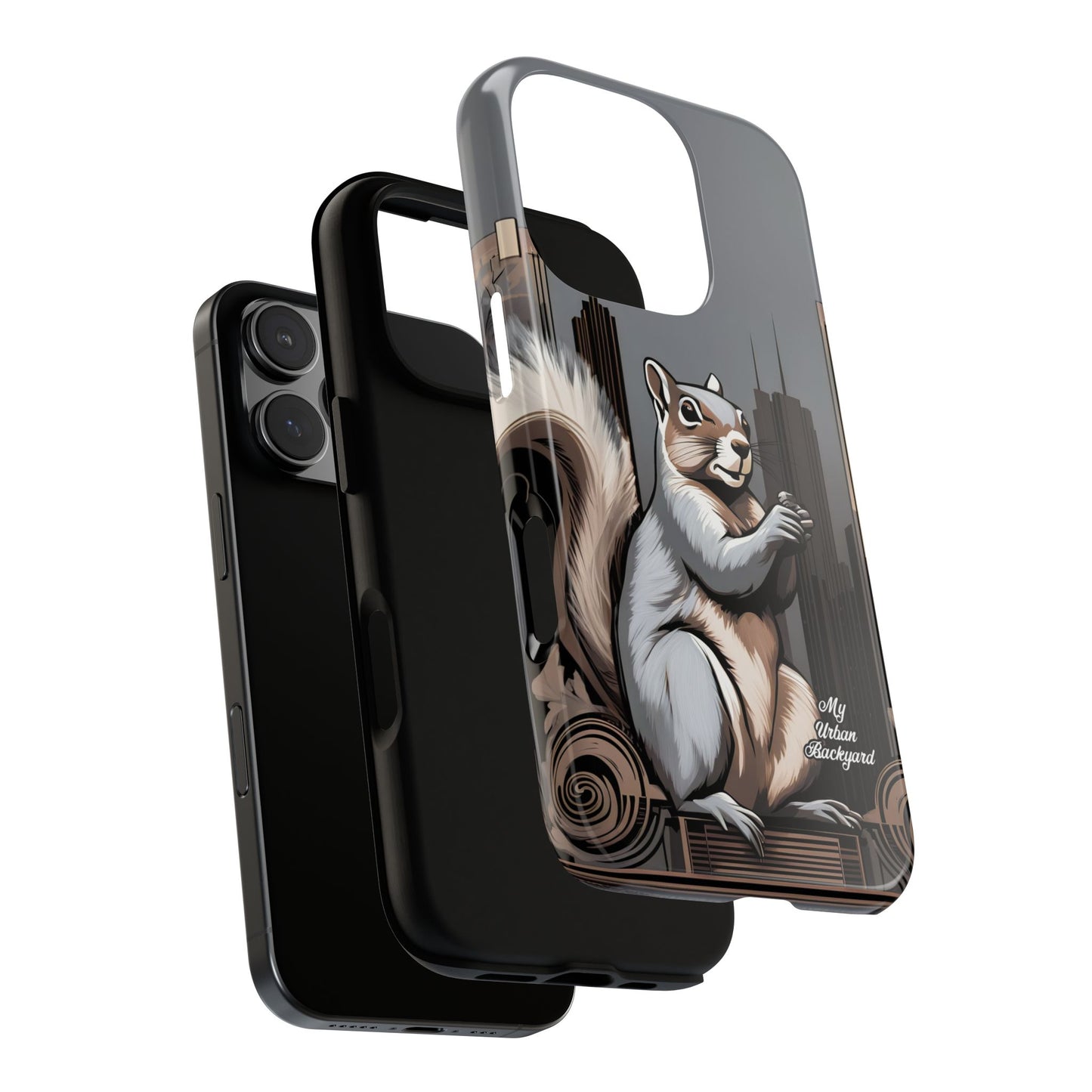 Urban Gray Squirrel, Cell Phone Case - Apple, Samsung, or Google Pixel