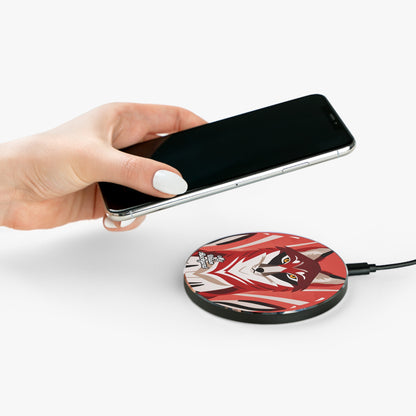 Wireless Cell Phone Charger for iPhone or Android - Scarlet Coyote