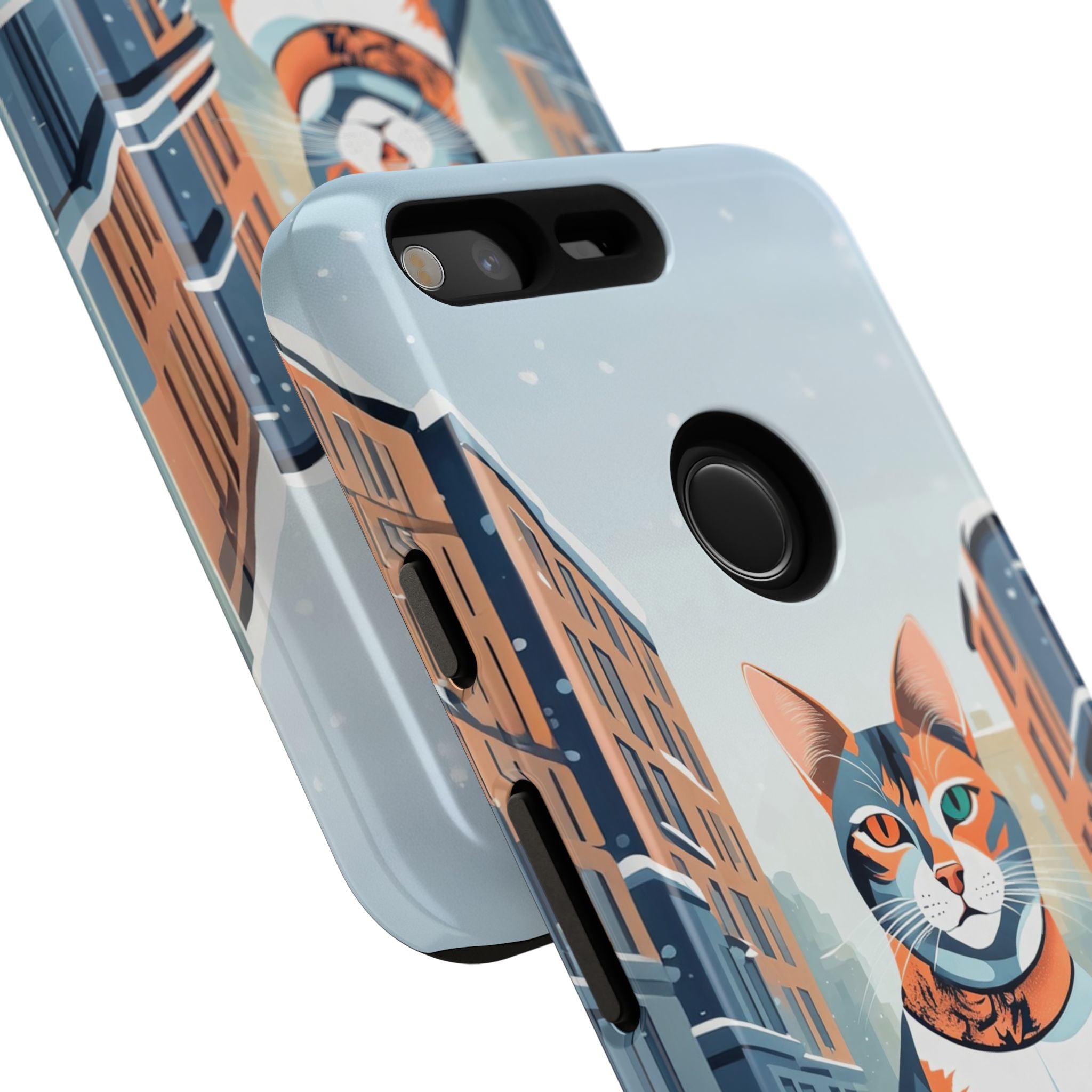 Claws Pawson in the Snow, Cell Phone Case - Apple, Samsung, Google Pixel