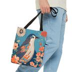 Colorful Bird Tote Bag with Cotton Handles For Everyday Use, 3 Sizes