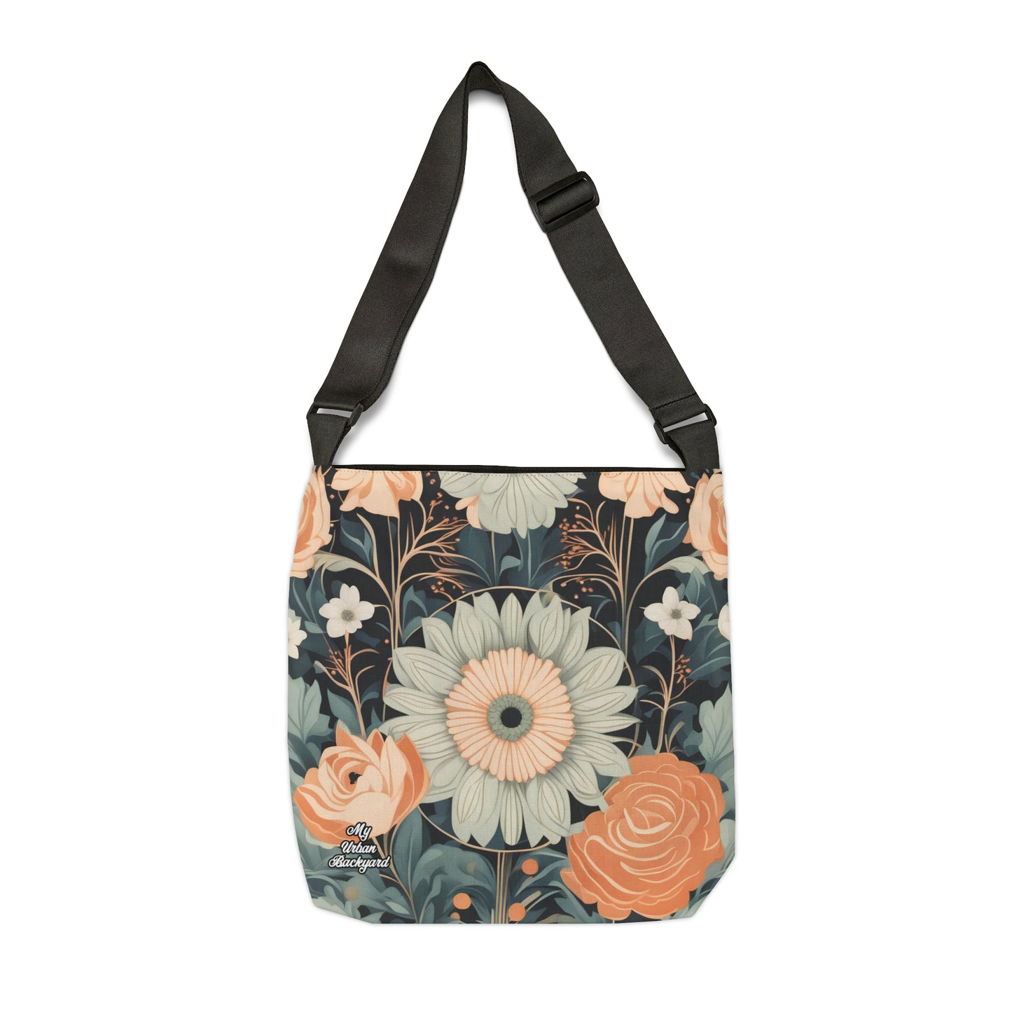 Wildflowers, Tote Bag with Adjustable Strap - Trendy and Versatile