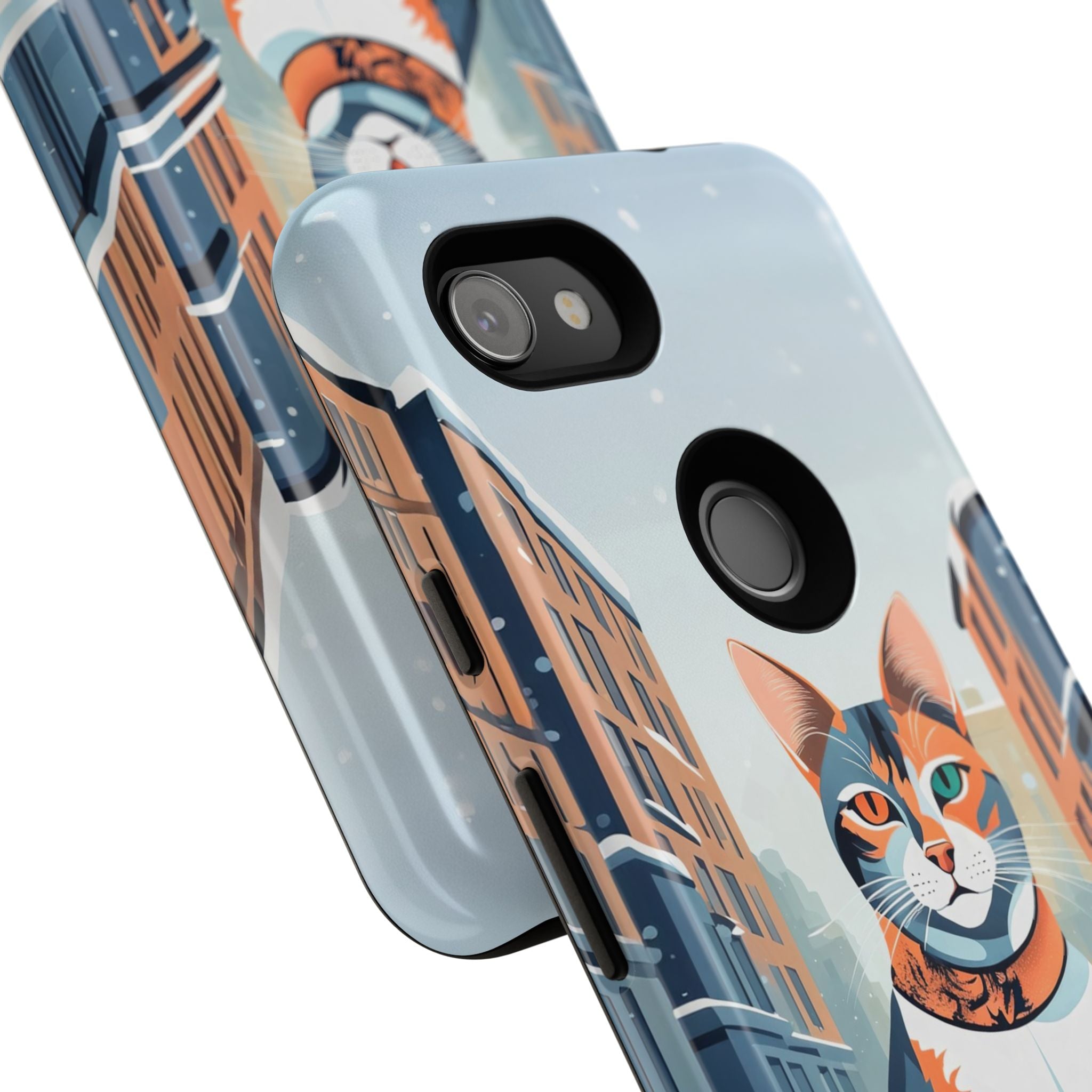 Claws Pawson in the Snow, Cell Phone Case - Apple, Samsung, Google Pixel