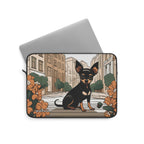 Ricky Barkley, Dog Laptop Sleeve, Cute Laptop Case, Pet Lover Gift, Chihuahua Design Sleeve, 3 Sizes
