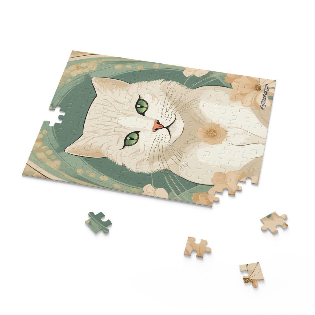 Blanca Purrington, Cat Jigsaw Puzzle, (120, 252, or 500-Piece)