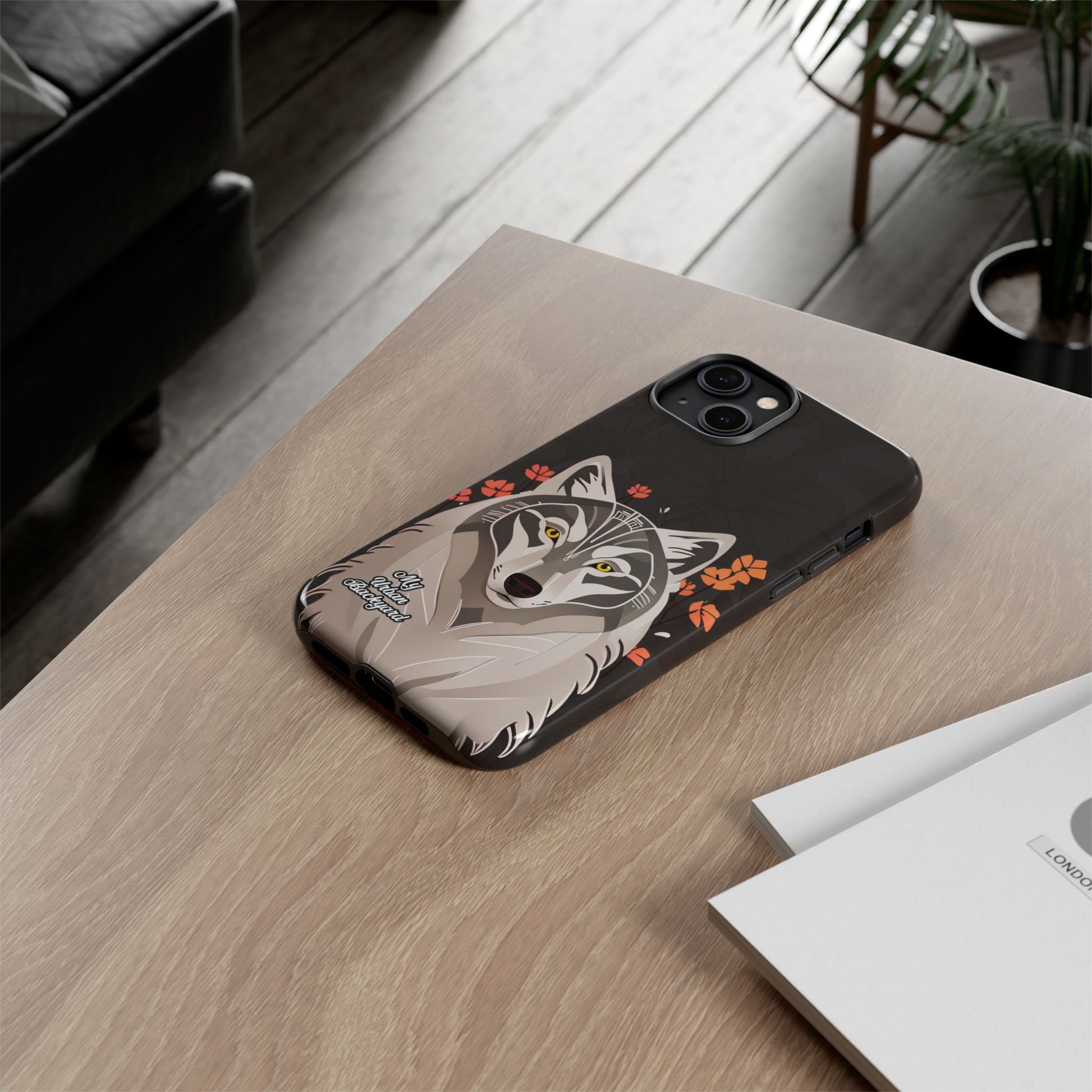 Art Deco Wolf, Cell Phone Case - Apple, Samsung, Google Pixel
