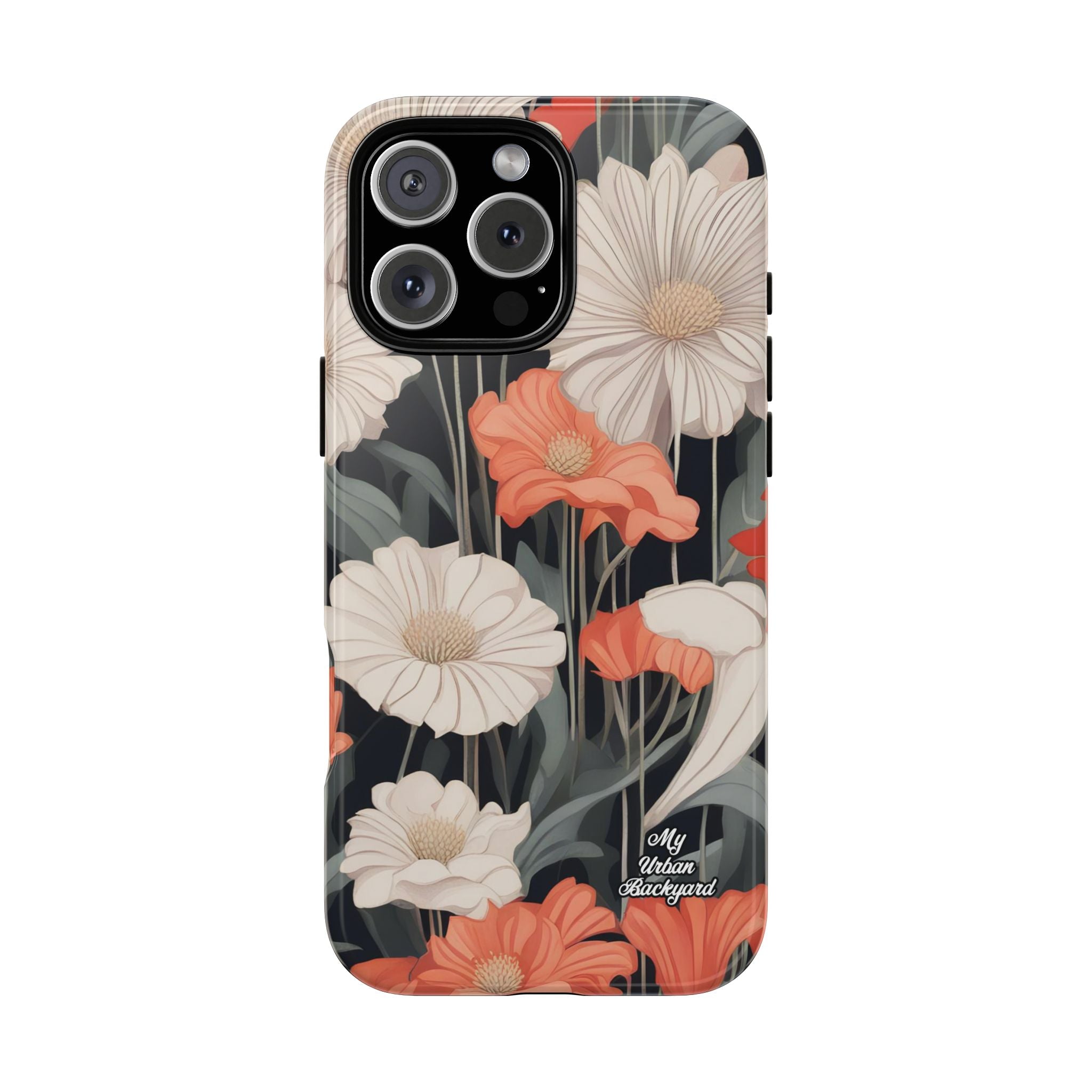 Art Deco Flowers, Cell Phone Case - Apple, Samsung, Google Pixel