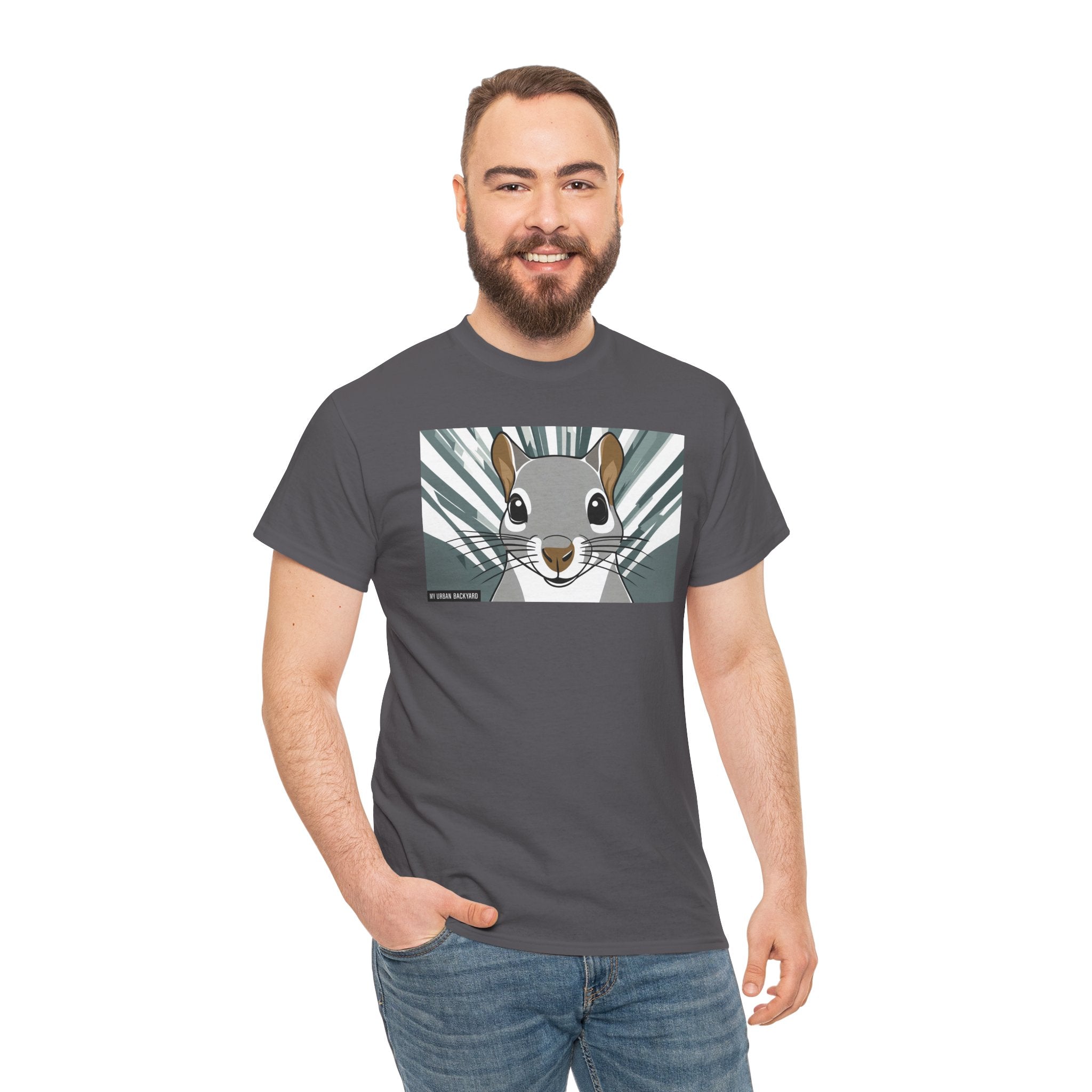 Cute Squirrel Graphic Tee, Unisex Cotton T-Shirt, Nature Lover Gift, Animal Art Top, Casual Wear