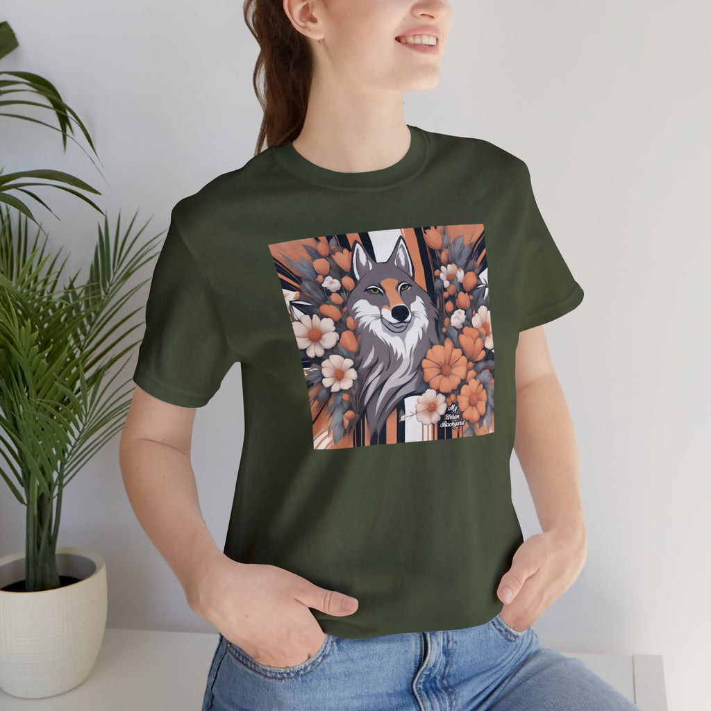 Urban Coyote, Soft 100% Jersey Cotton T-Shirt, Unisex, Short Sleeve, Retail Fit