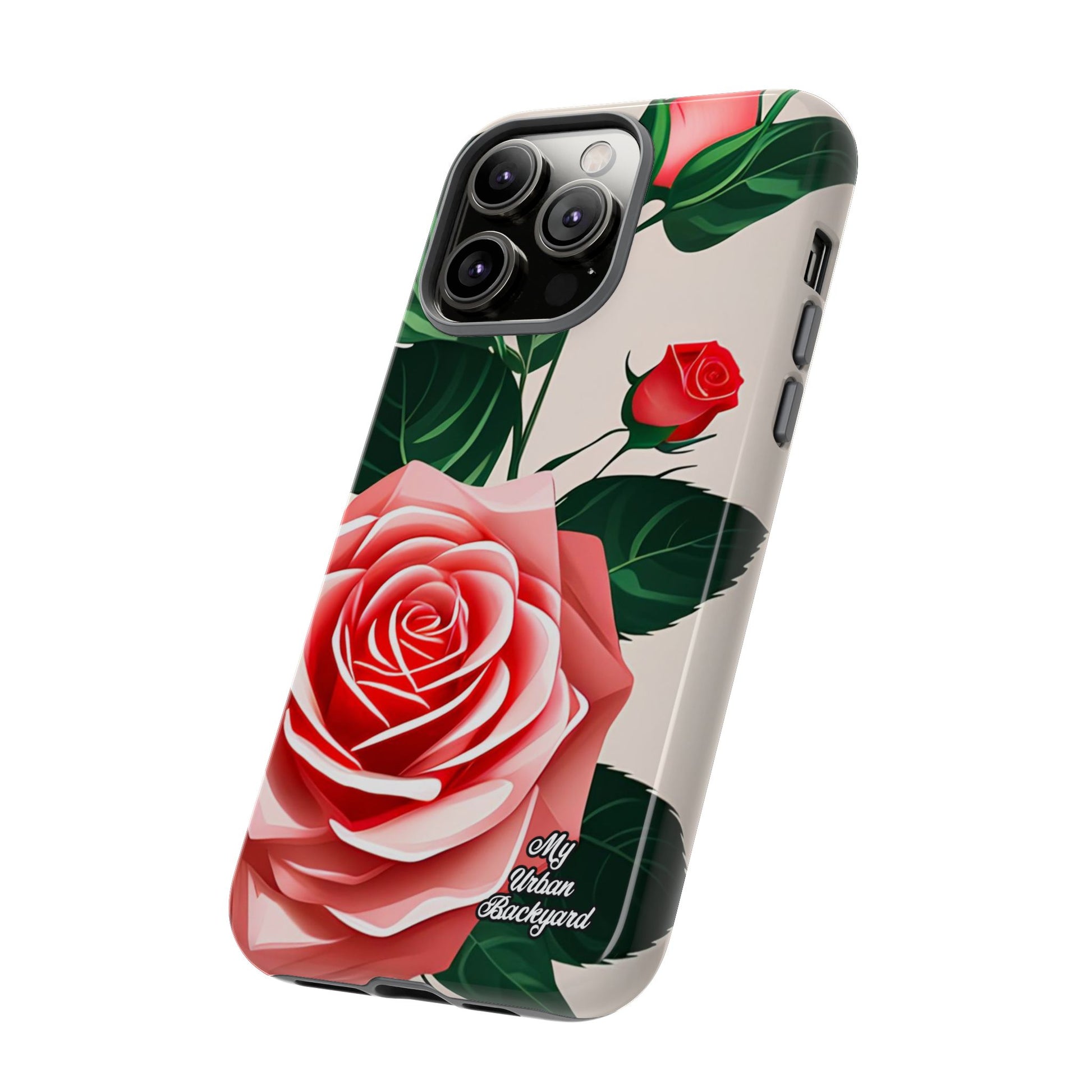 Pink Rose Flowers, Cell Phone Case - Apple, Samsung, Google Pixel