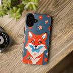 Fox with Flowers, Cell Phone Case - Apple, Samsung, Google Pixel