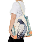 City Pigeon, Bird Tote Bag with Cotton Handles For Everyday Use, 3 Sizes