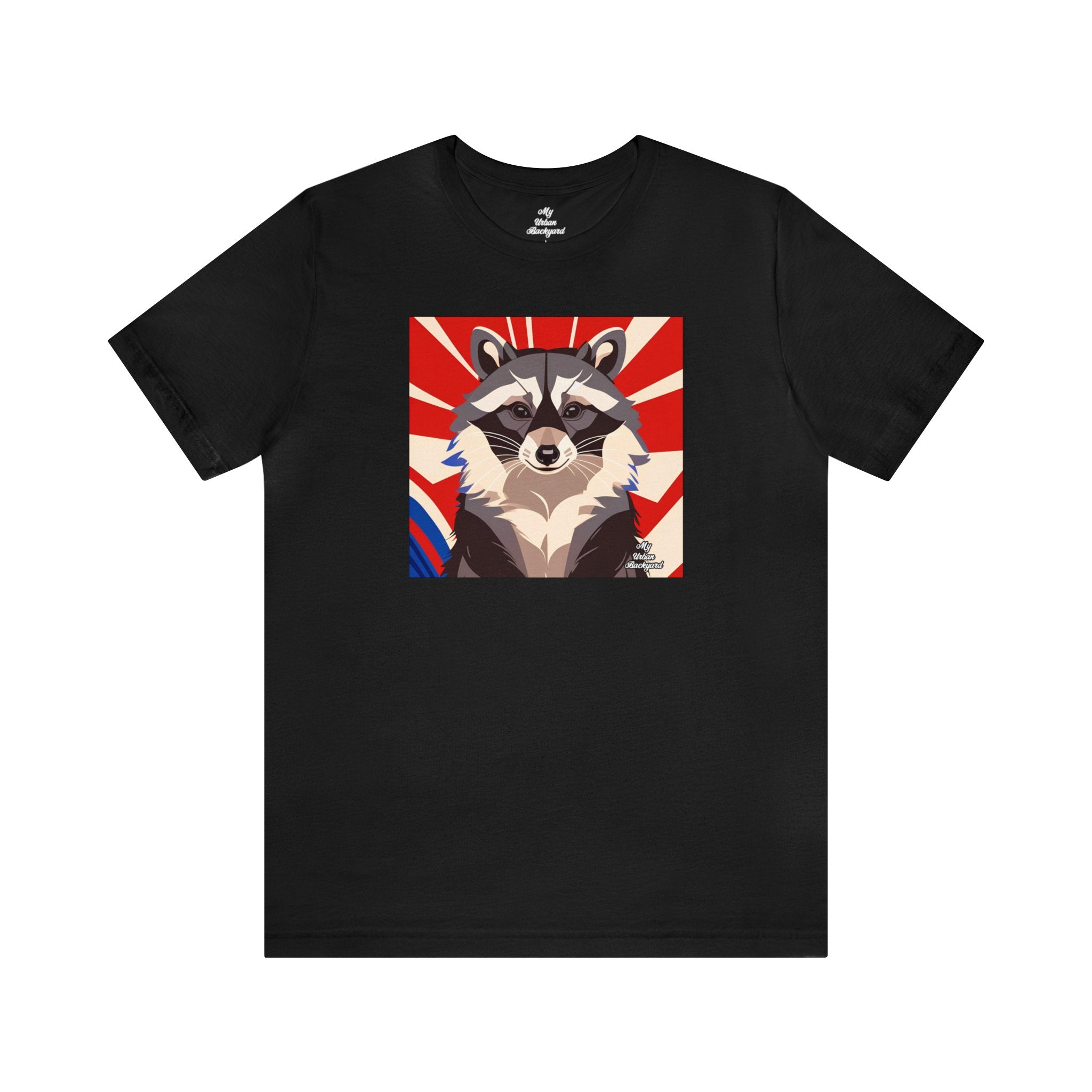 Ziggy Starspaws, Raccoon T-Shirt, Soft 100% Cotton, Short Sleeve, Classic Fit - Unisex
