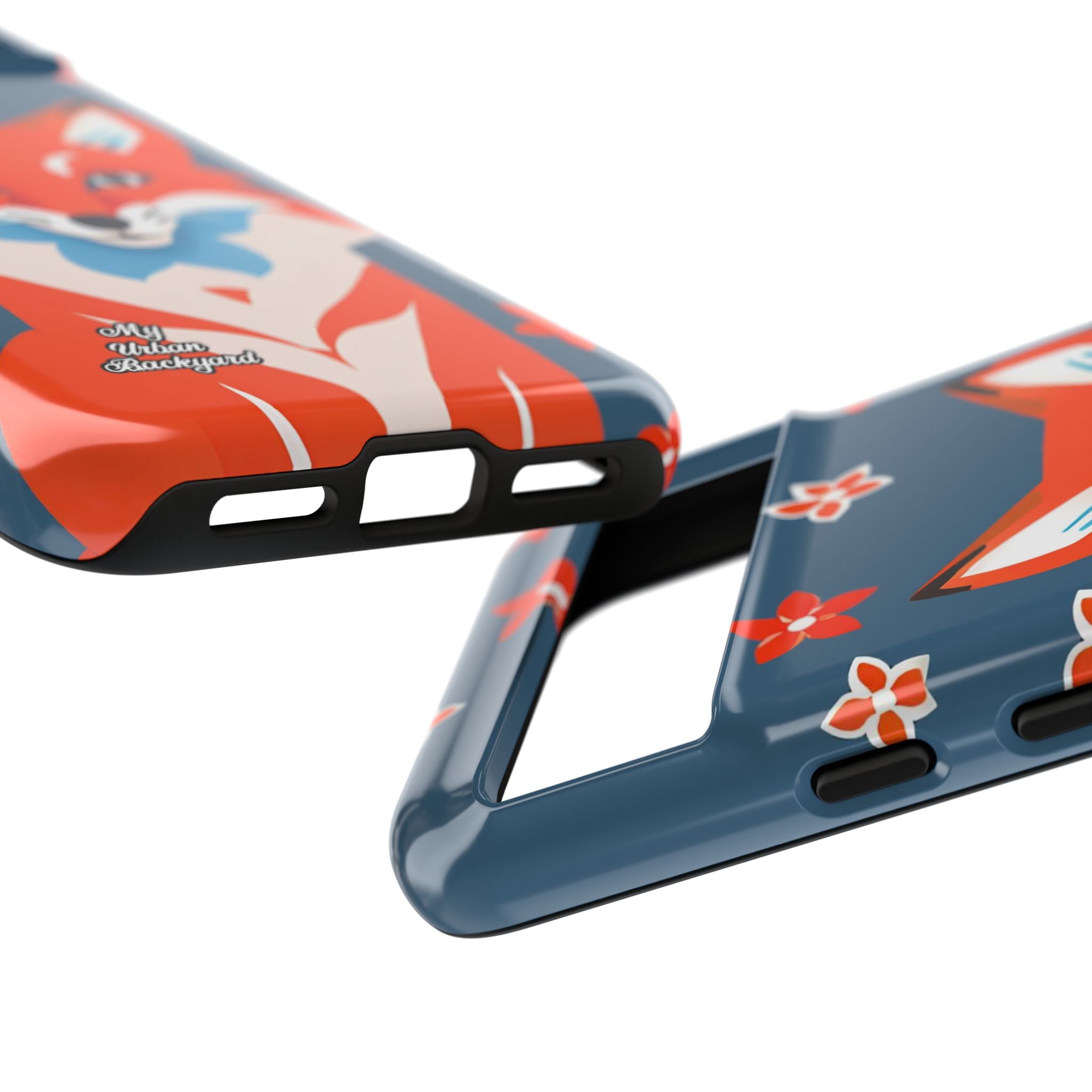 Fox with Flowers, Cell Phone Case - Apple, Samsung, Google Pixel