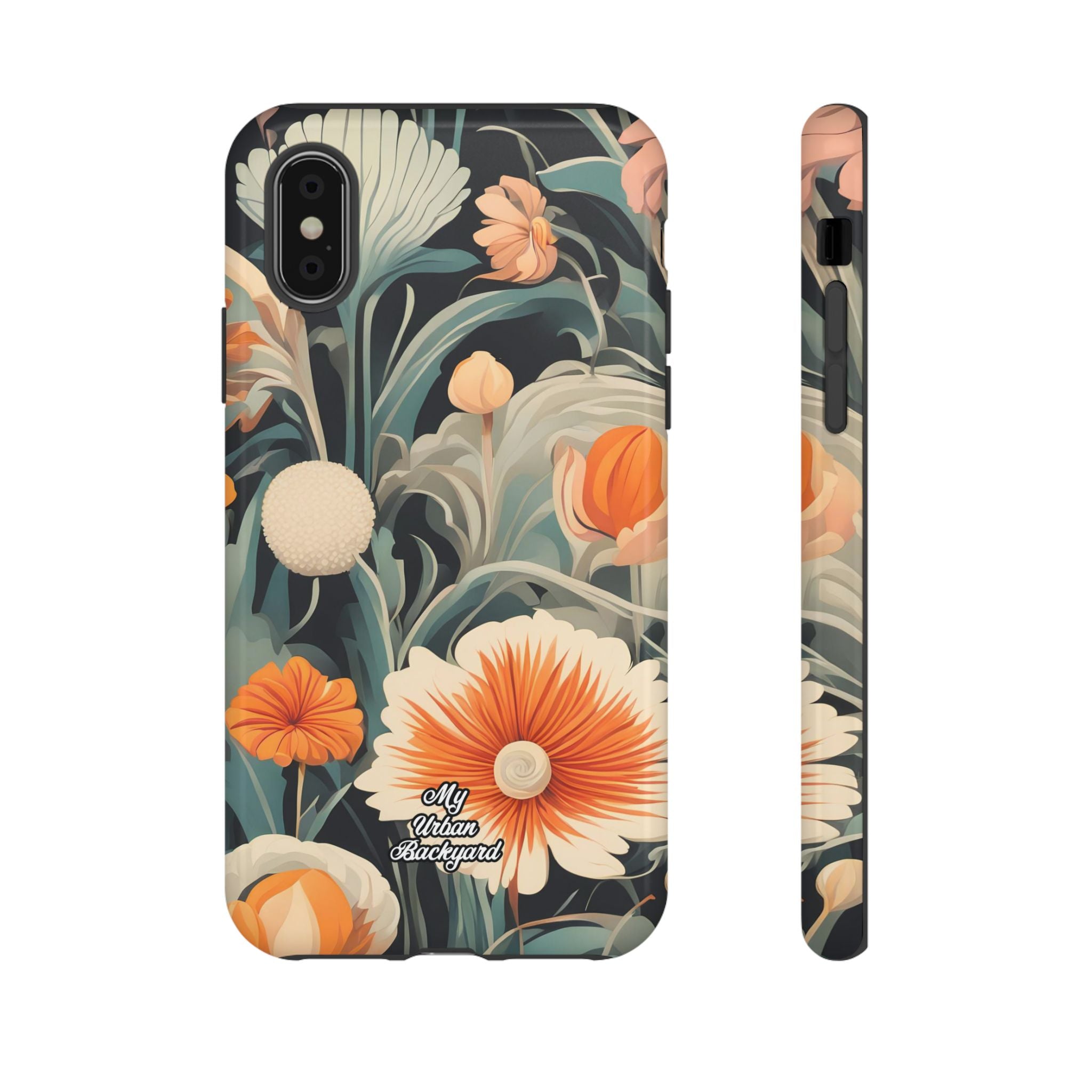 Orange and White Flowers, Cell Phone Case - Apple, Samsung, Google Pixel