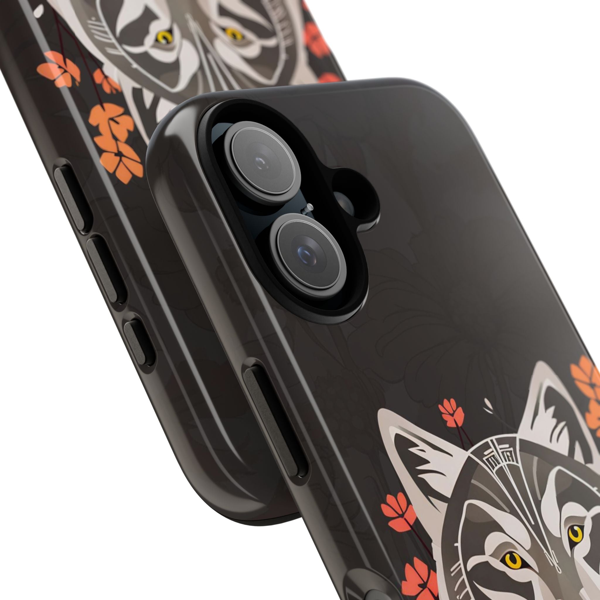 Art Deco Wolf, Cell Phone Case - Apple, Samsung, Google Pixel