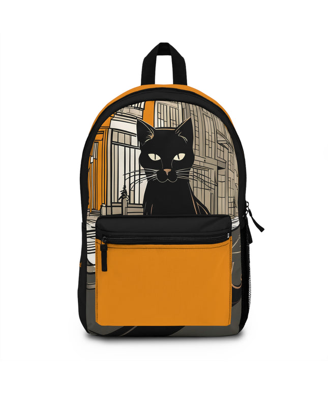 Lucian Purrcrest, Cat Backpack with Computer Pocket and Padded Back