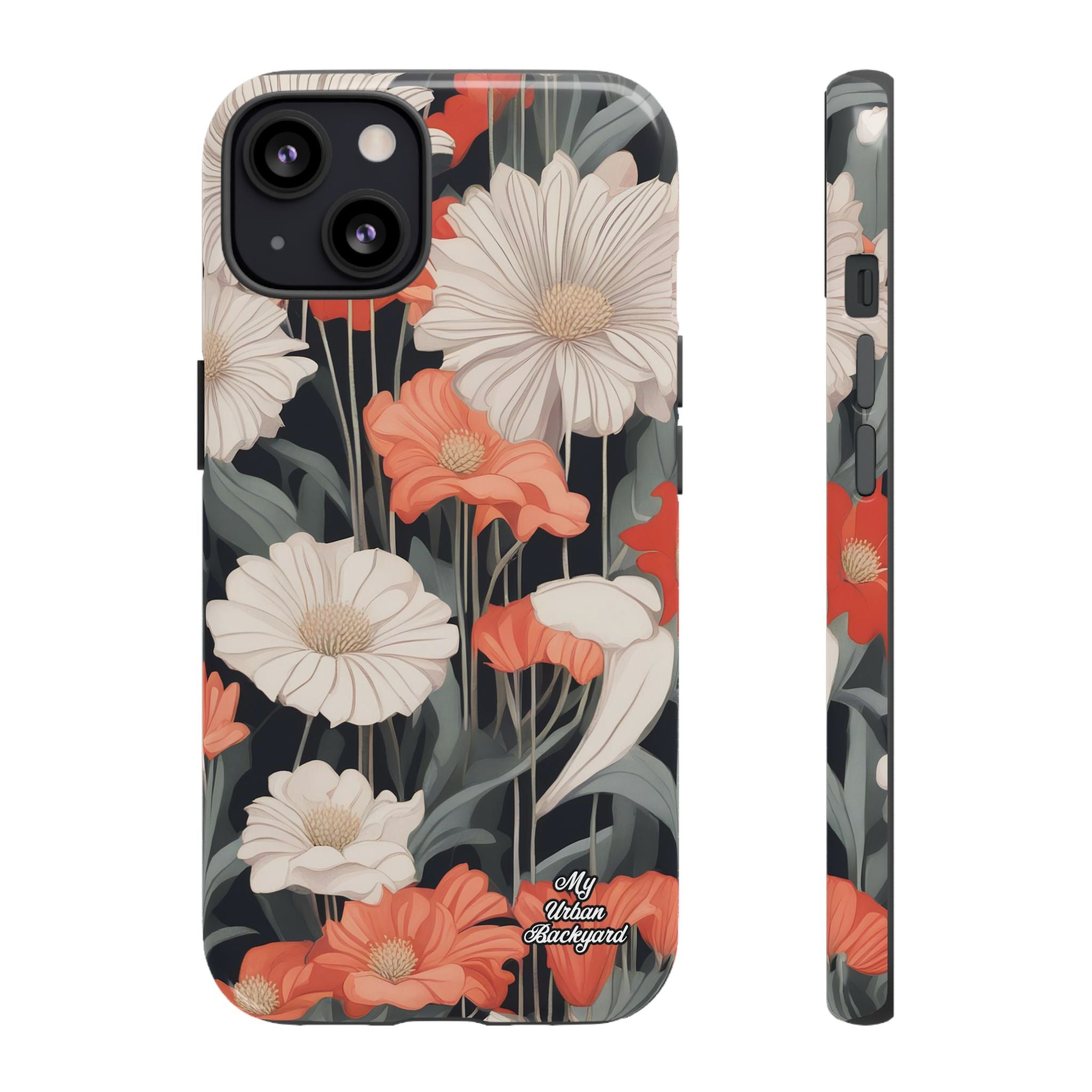 Art Deco Flowers, Cell Phone Case - Apple, Samsung, Google Pixel