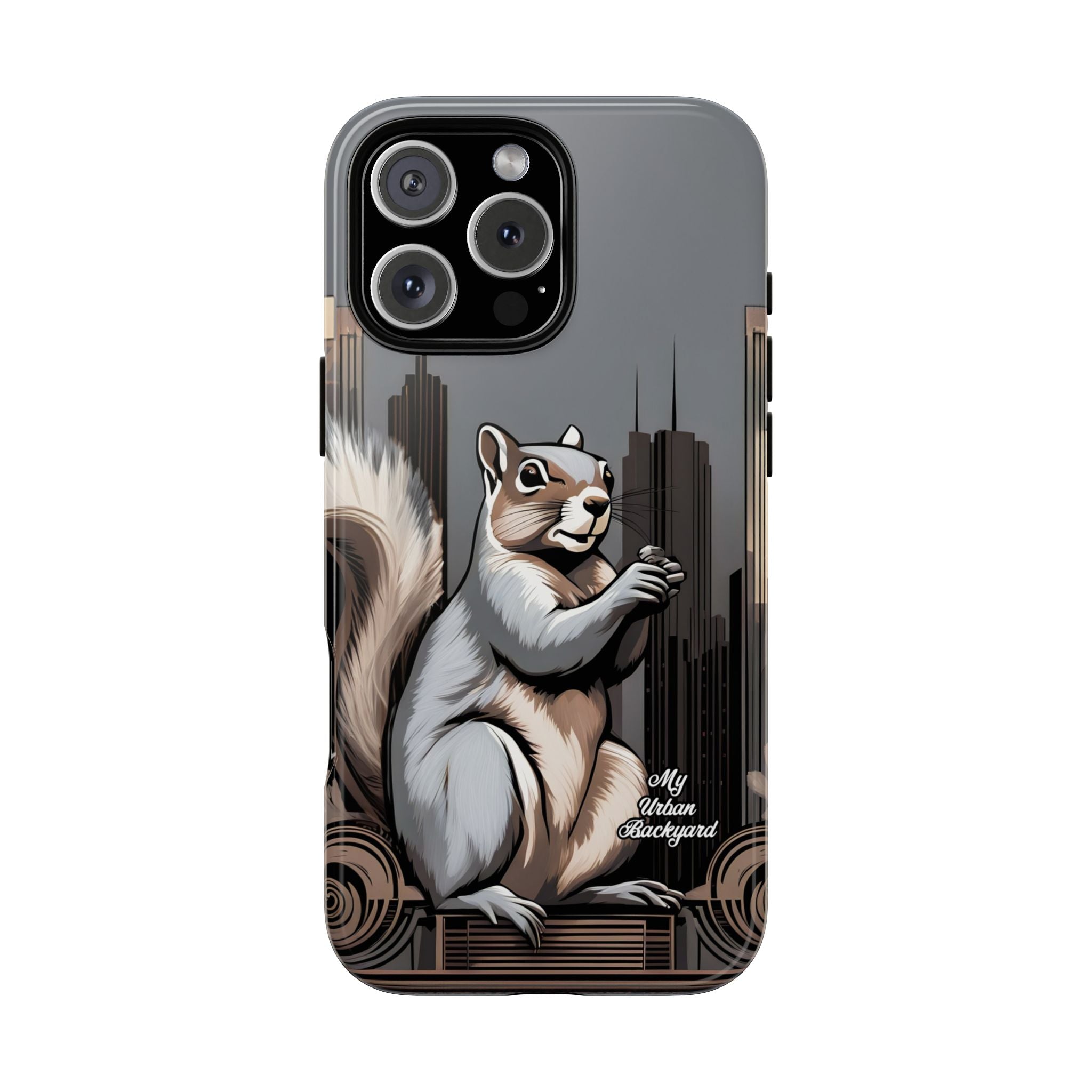 Urban Gray Squirrel, Cell Phone Case - Apple, Samsung, Google Pixel