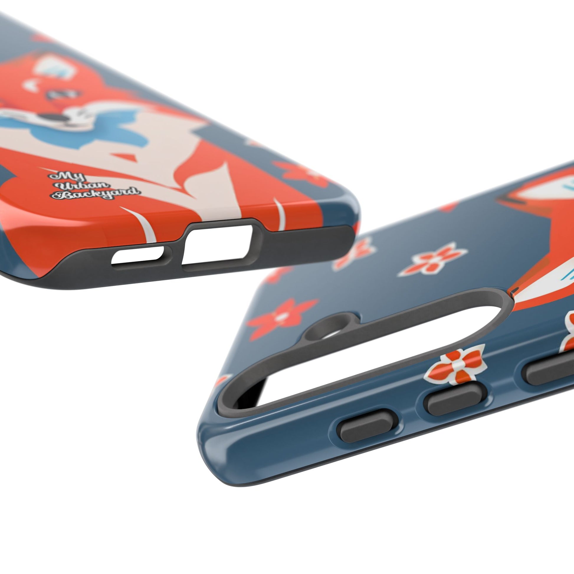 Fox with Flowers, Cell Phone Case - Apple, Samsung, Google Pixel