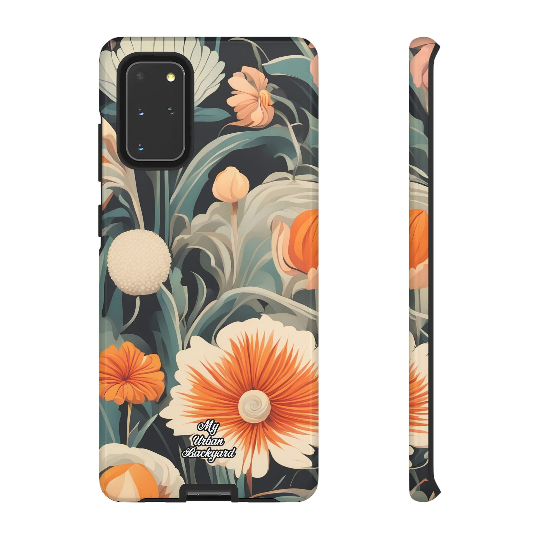 Orange and White Flowers, Cell Phone Case - Apple, Samsung, Google Pixel