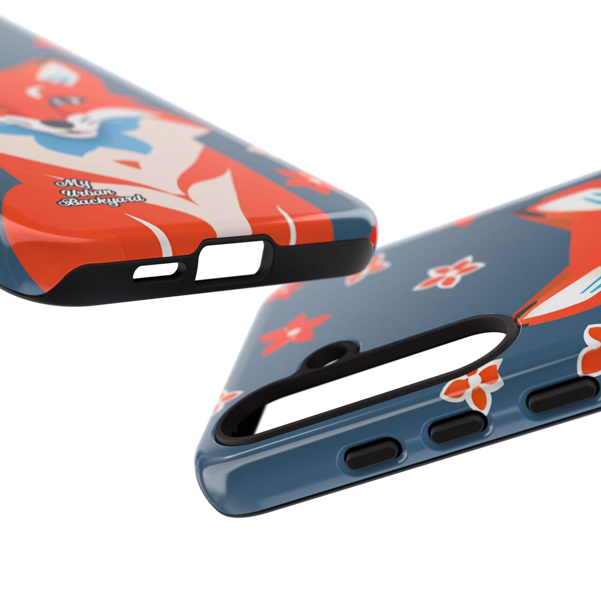 Fox with Flowers, Cell Phone Case - Apple, Samsung, Google Pixel