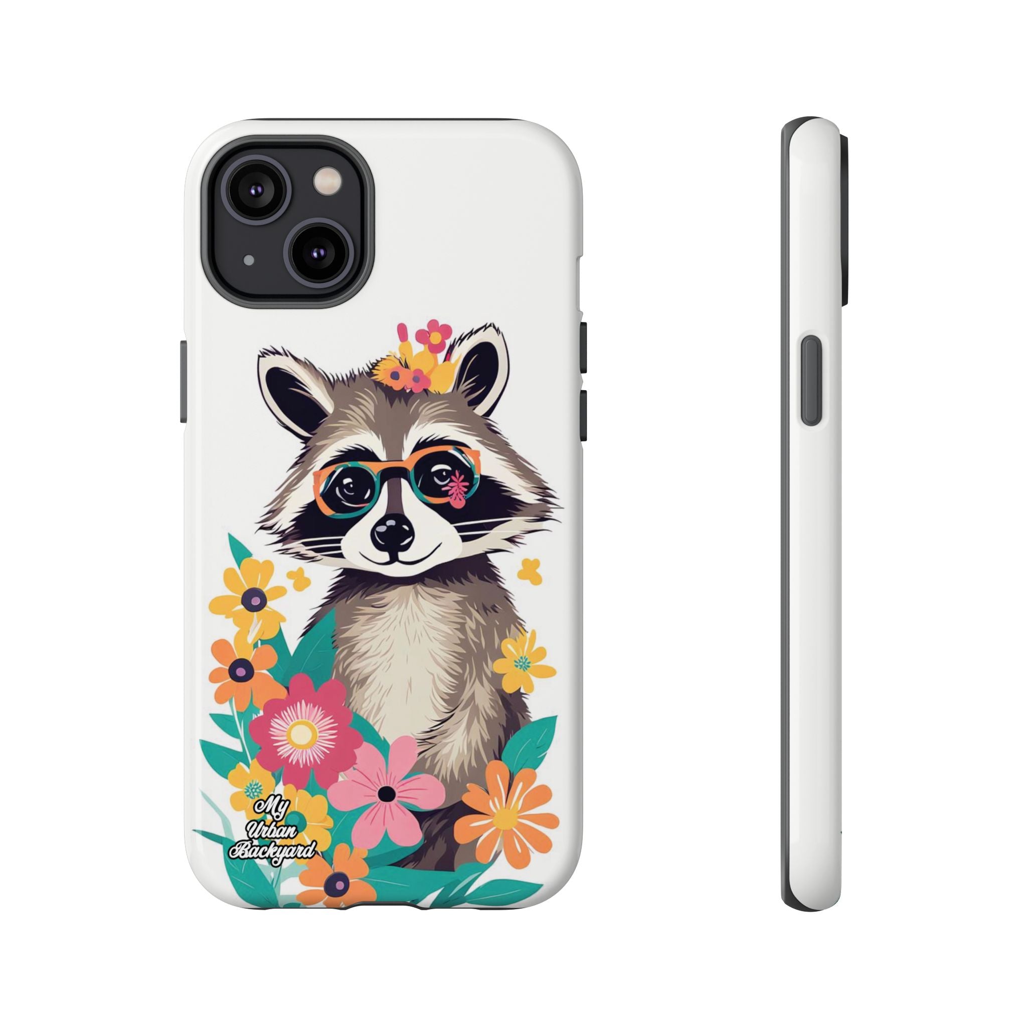 Raccoon with Glasses, Cell Phone Case - Apple, Samsung or Google Pixel