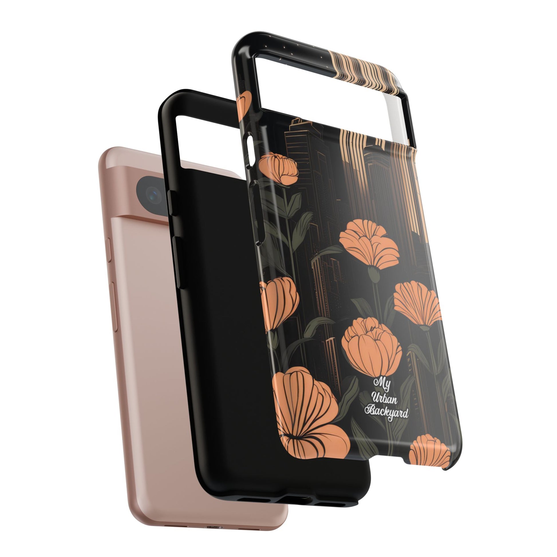 Urban Evening with Flowers, Cell Phone Case - Apple iPhone, Samsung Galaxy, Google Pixel