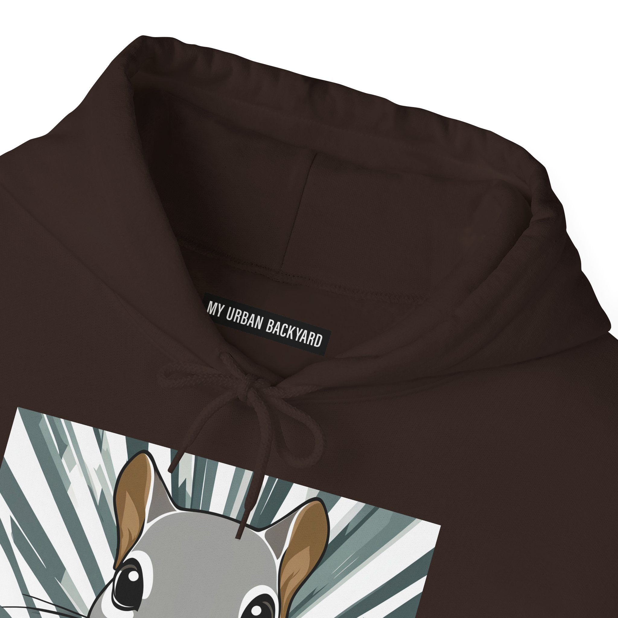 Cute Squirrel Graphic Hoodie, Cozy Unisex Sweatshirt, Nature Lover Gift, Autumn Fashion, Animal Art Clothing