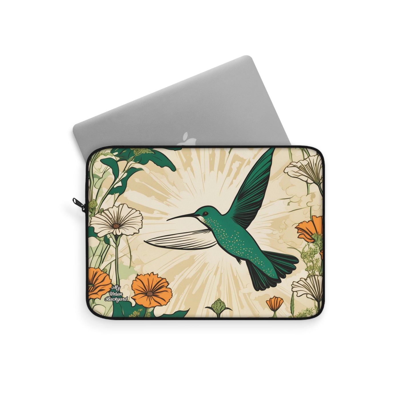 Hummingbird, Laptop Carrying Case, Top Loading Sleeve for School or Work