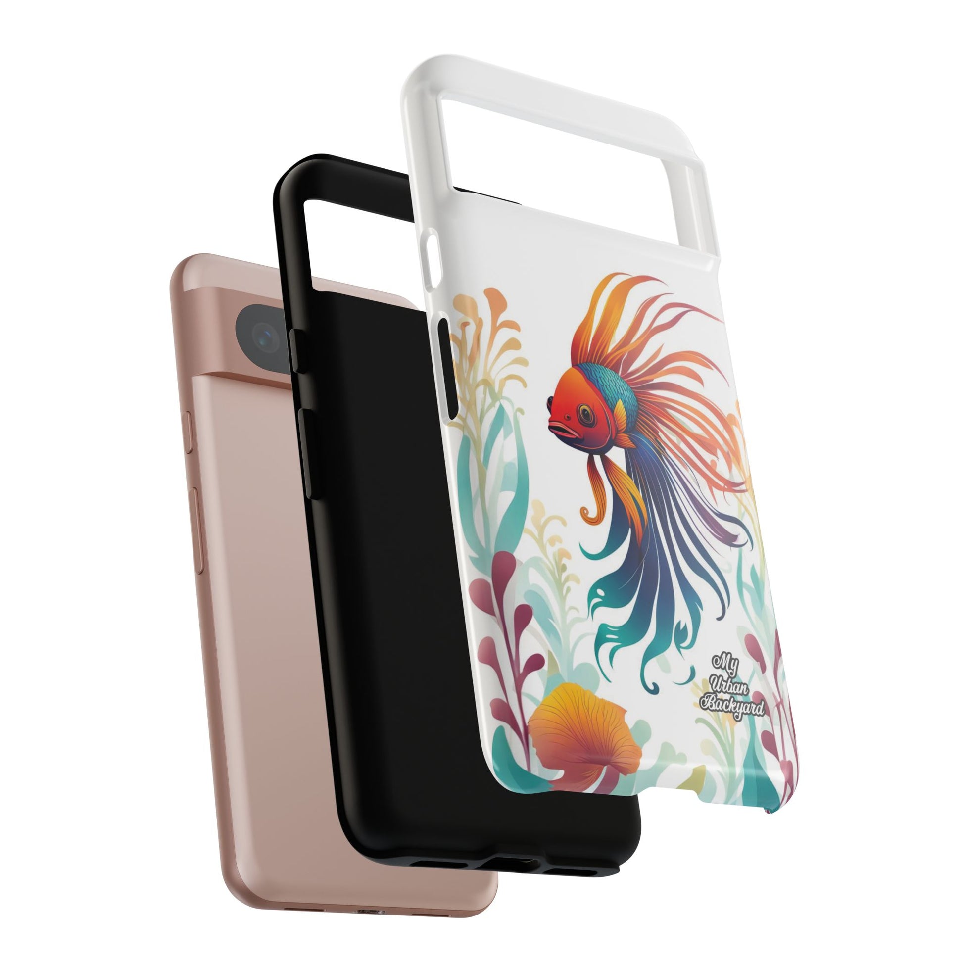 Colorful Betta Fish, Cell Phone Case - Apple, Samsung or Google Pixel