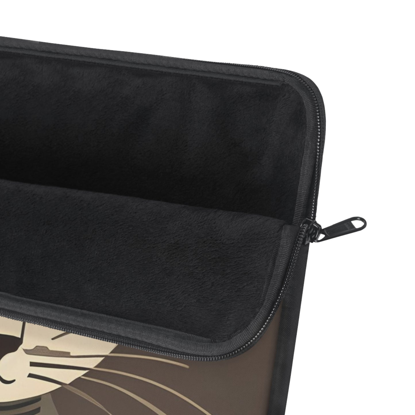 Art Deco Cat, Laptop Carrying Case, Top Loading Sleeve for School or Work