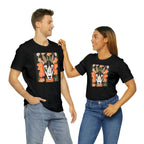 Goat with Orange Flowers, 100% Jersey Cotton T-Shirt