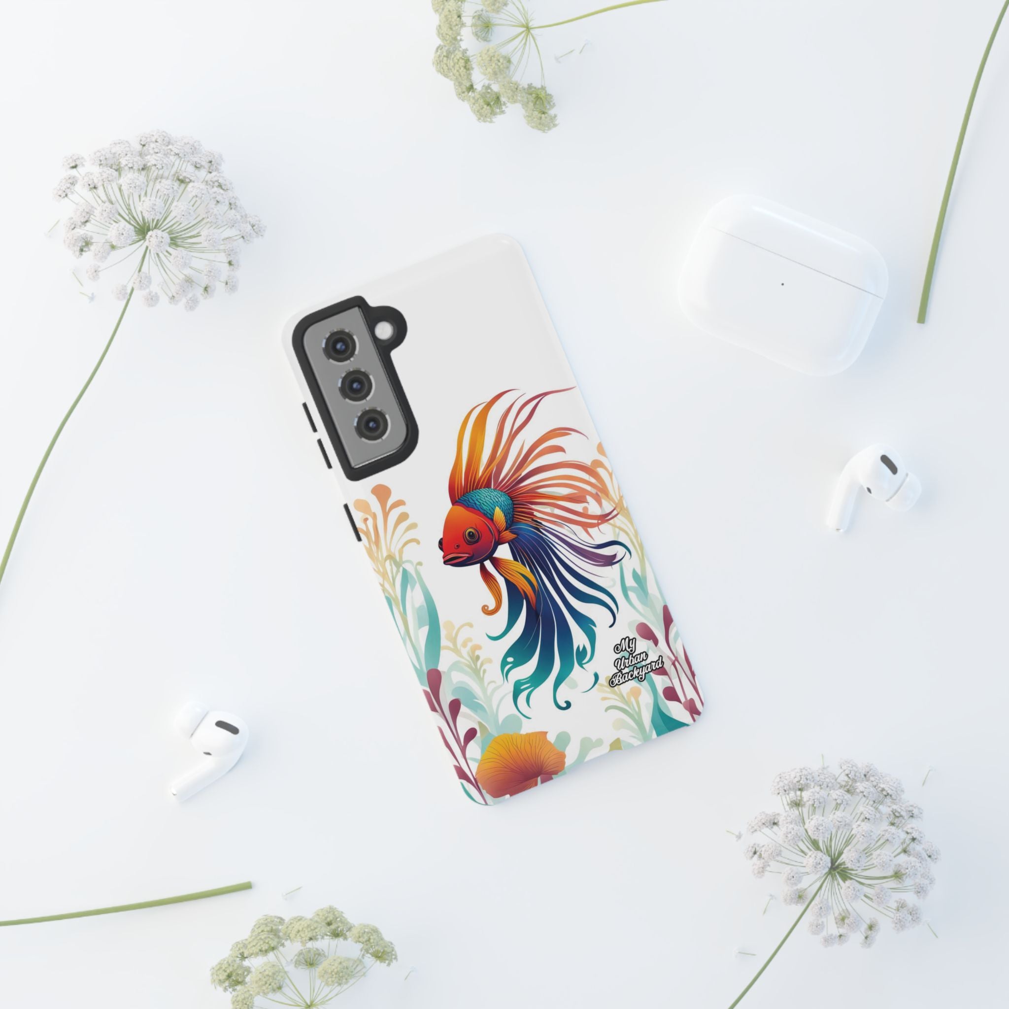 Colorful Betta Fish, Cell Phone Case - Apple, Samsung or Google Pixel