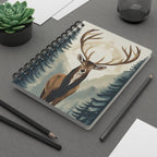Forest Stag Spiral Journal