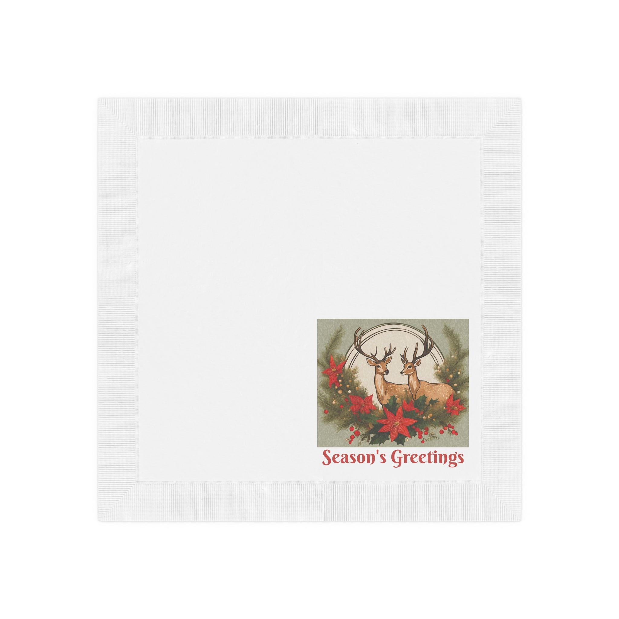 Season’s Greetings Deer Napkins