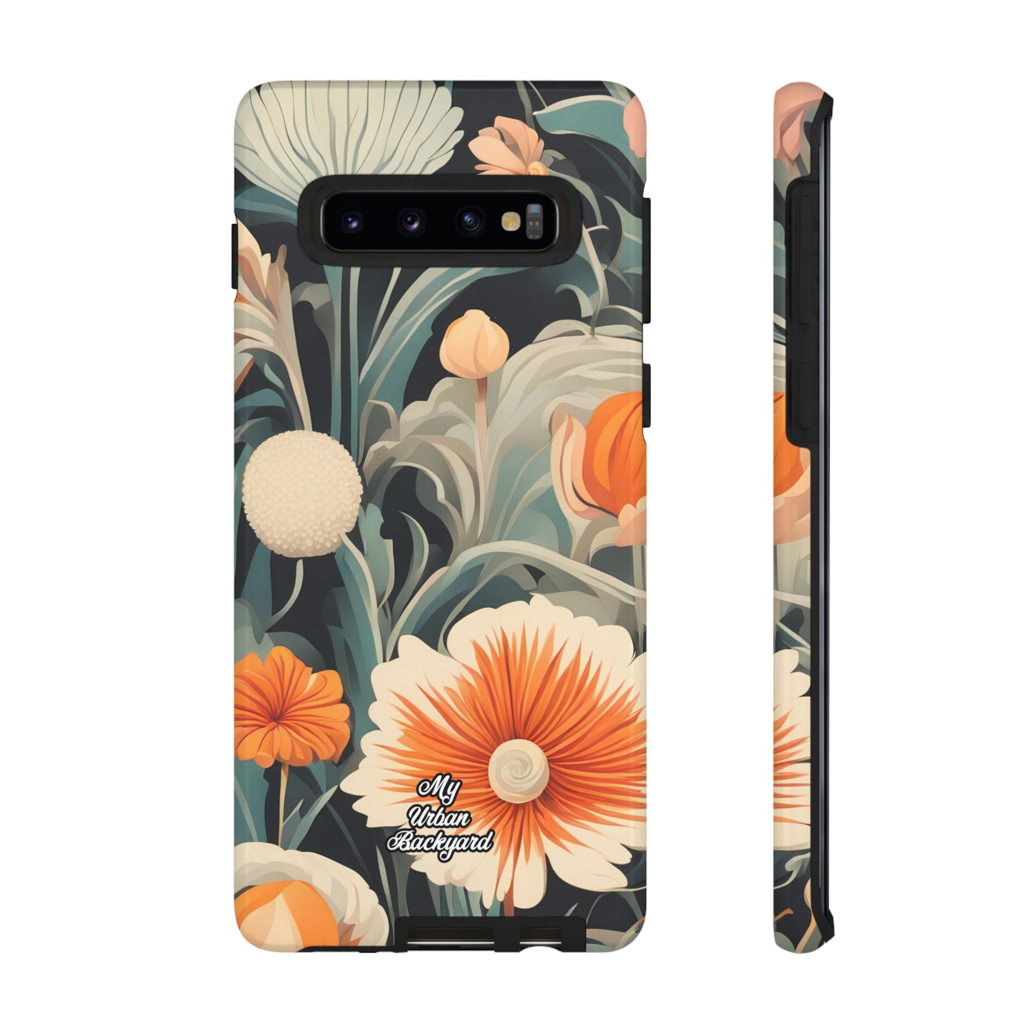 Orange and White Flowers, Cell Phone Case - Apple, Samsung, Google Pixel