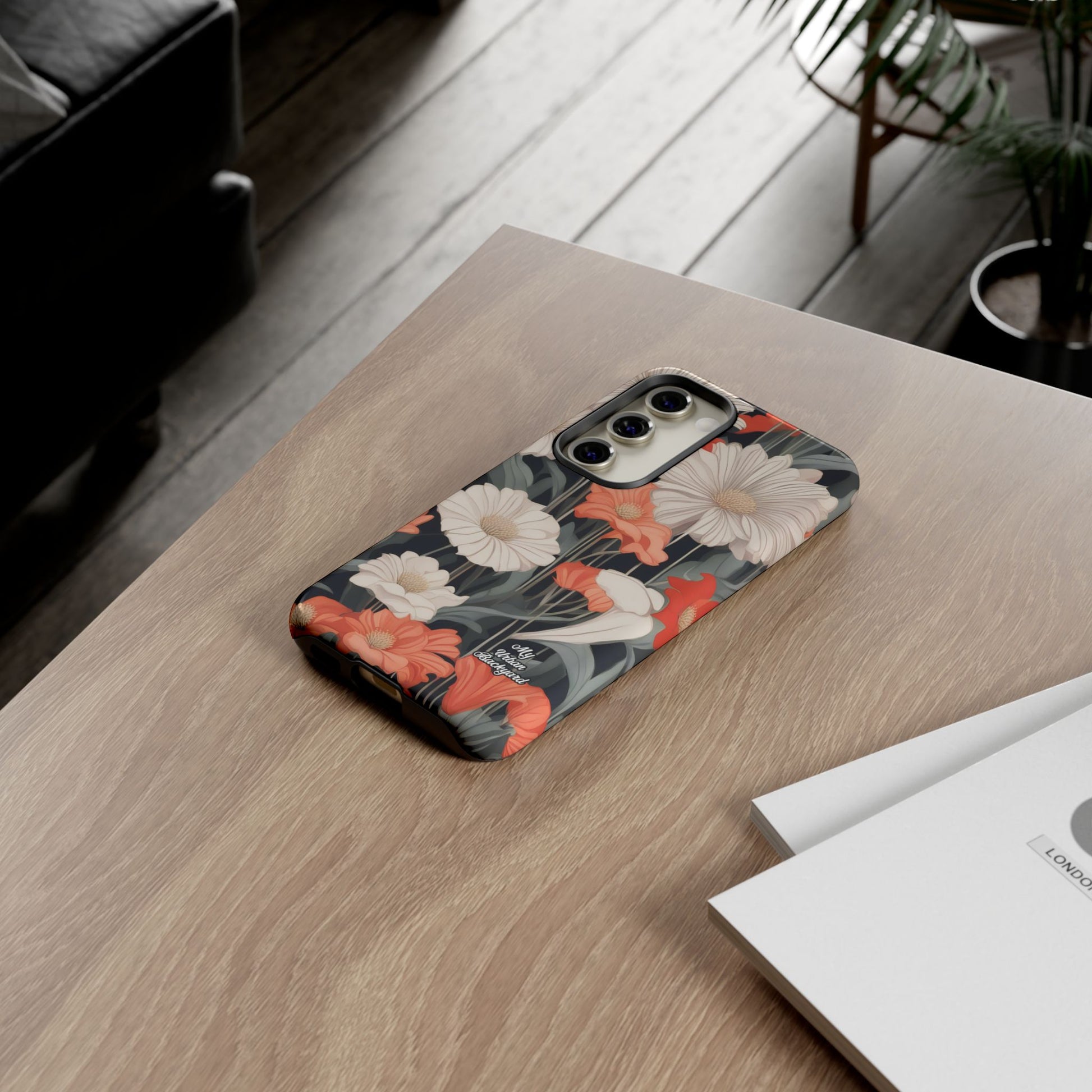 Art Deco Flowers, Cell Phone Case - Apple, Samsung, Google Pixel