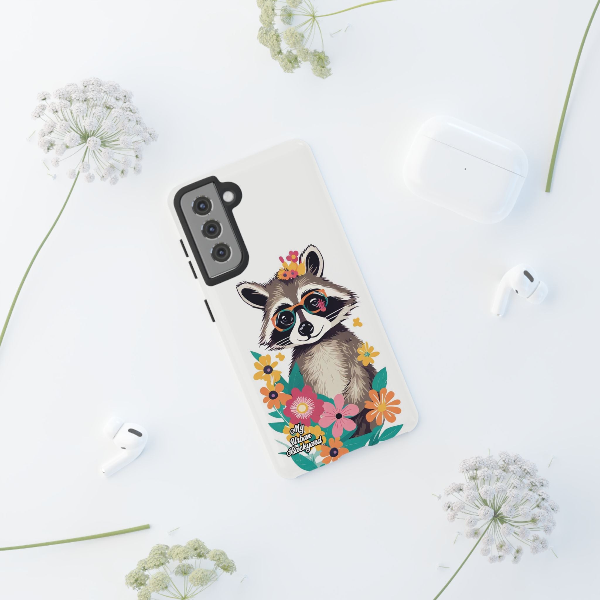 Raccoon with Glasses, Cell Phone Case - Apple, Samsung or Google Pixel