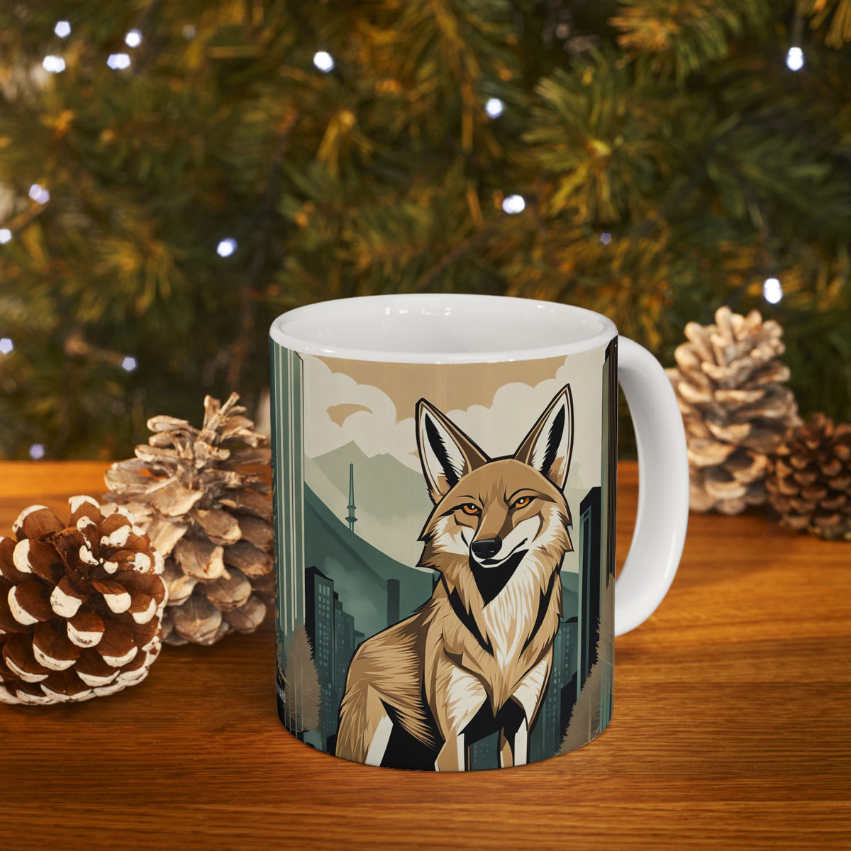 Urban Coyote Ceramic Mug