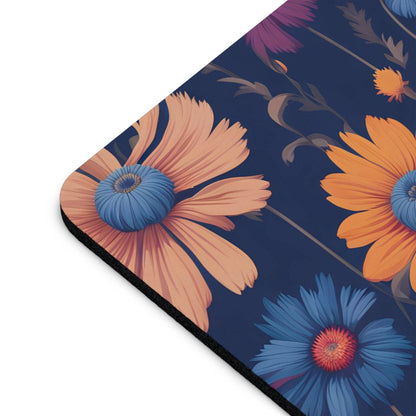 Computer Mouse Pad, Non-slip rubber bottom, Fun Wildflowers