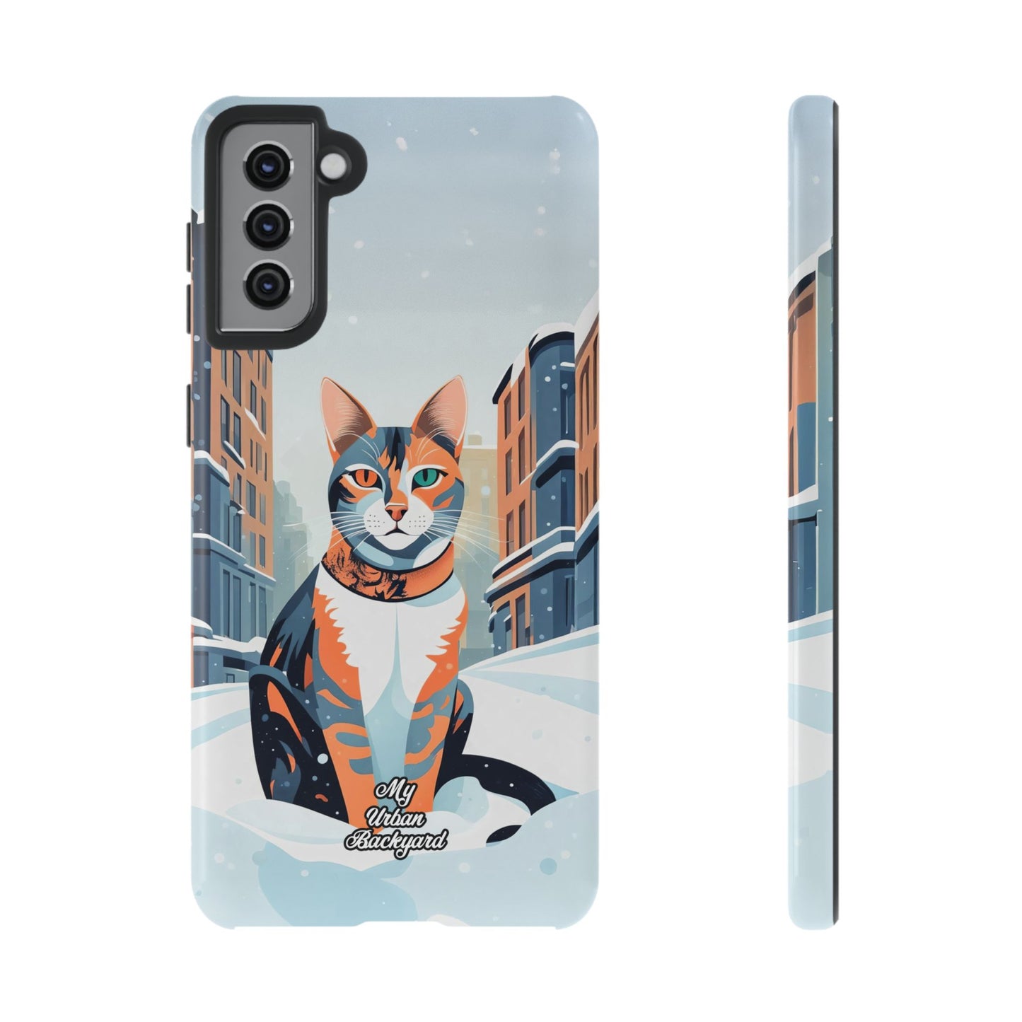 Claws Pawson in the Snow, Cell Phone Case - Apple, Samsung, or Google Pixel