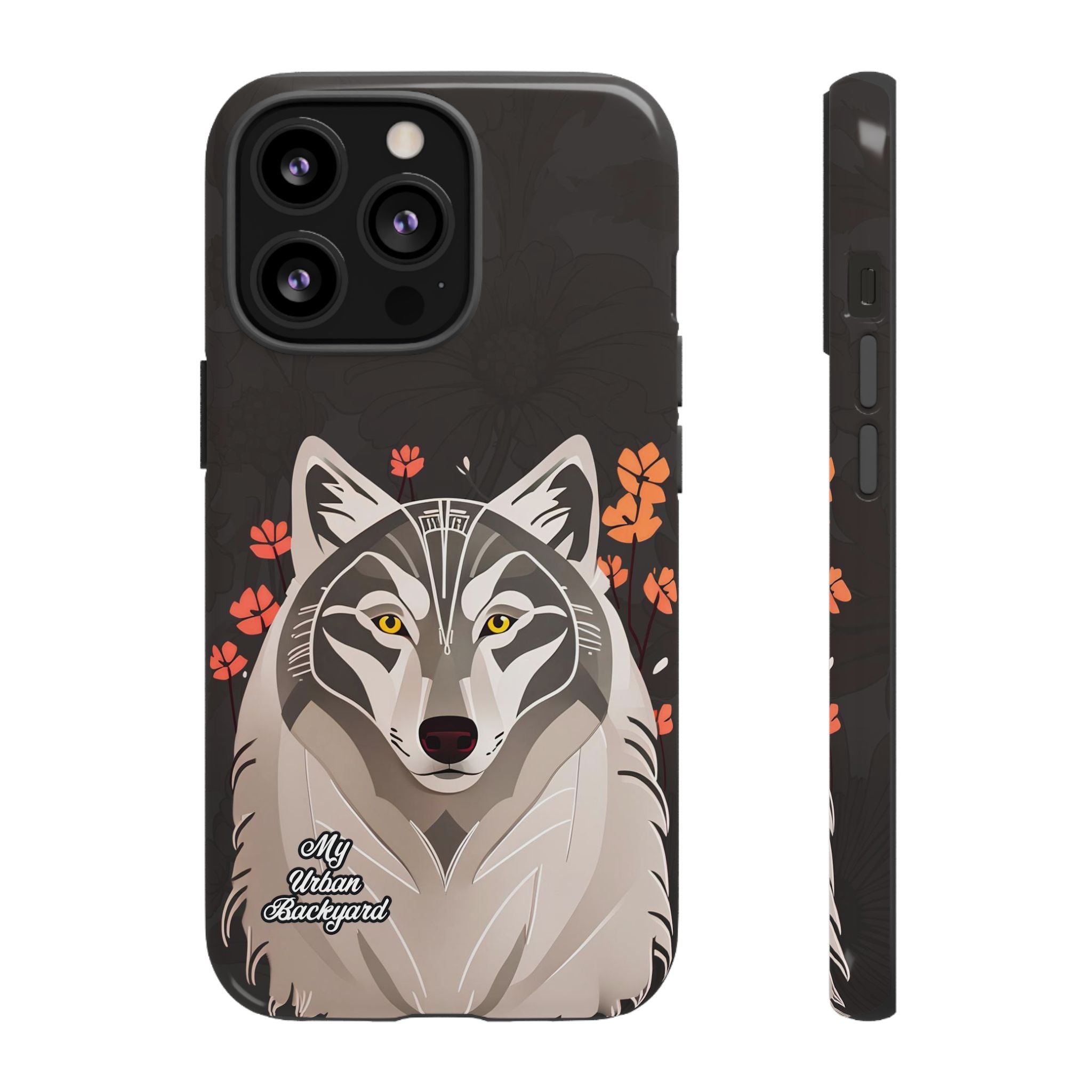 Art Deco Wolf, Cell Phone Case - Apple, Samsung, Google Pixel