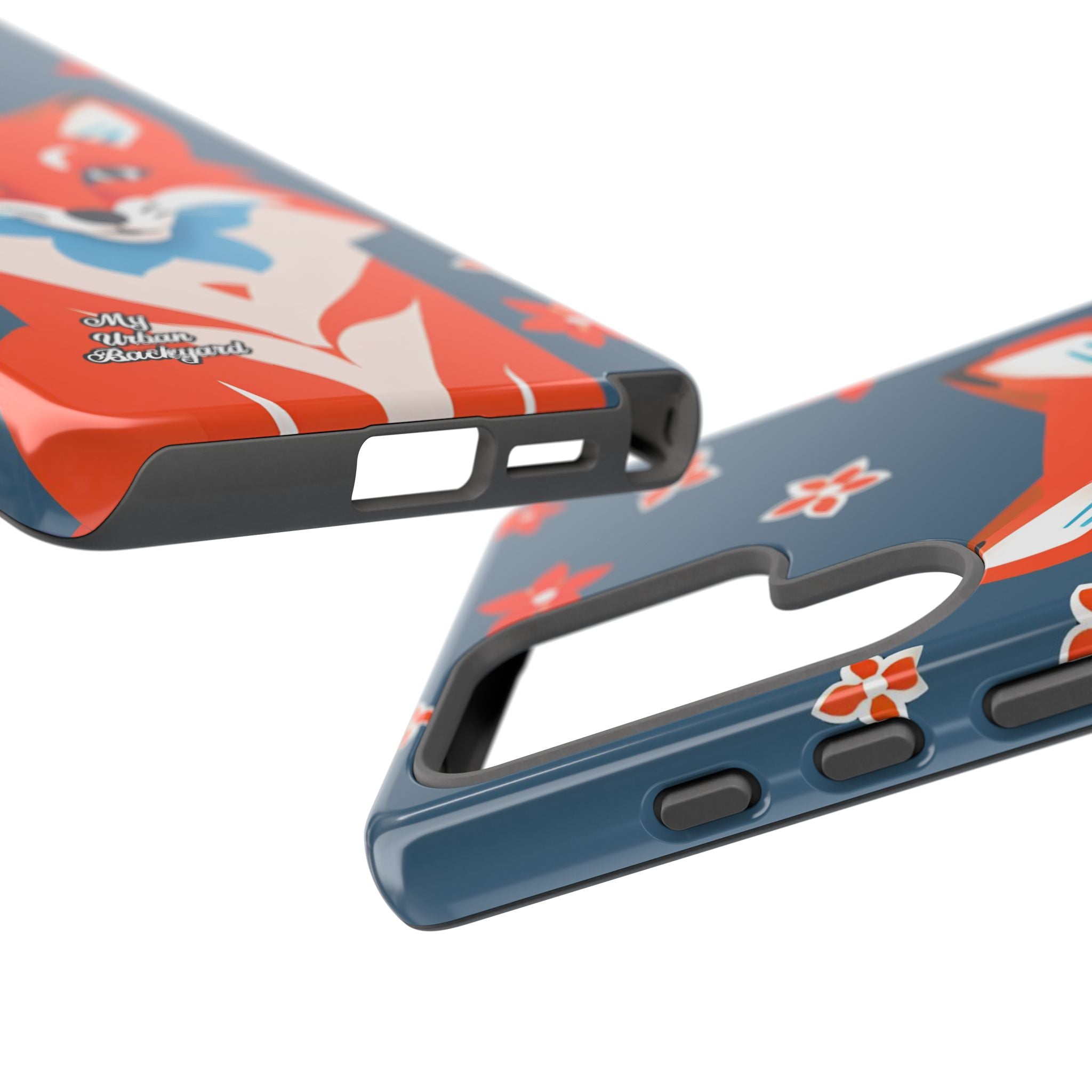 Fox with Flowers, Cell Phone Case - Apple, Samsung, Google Pixel