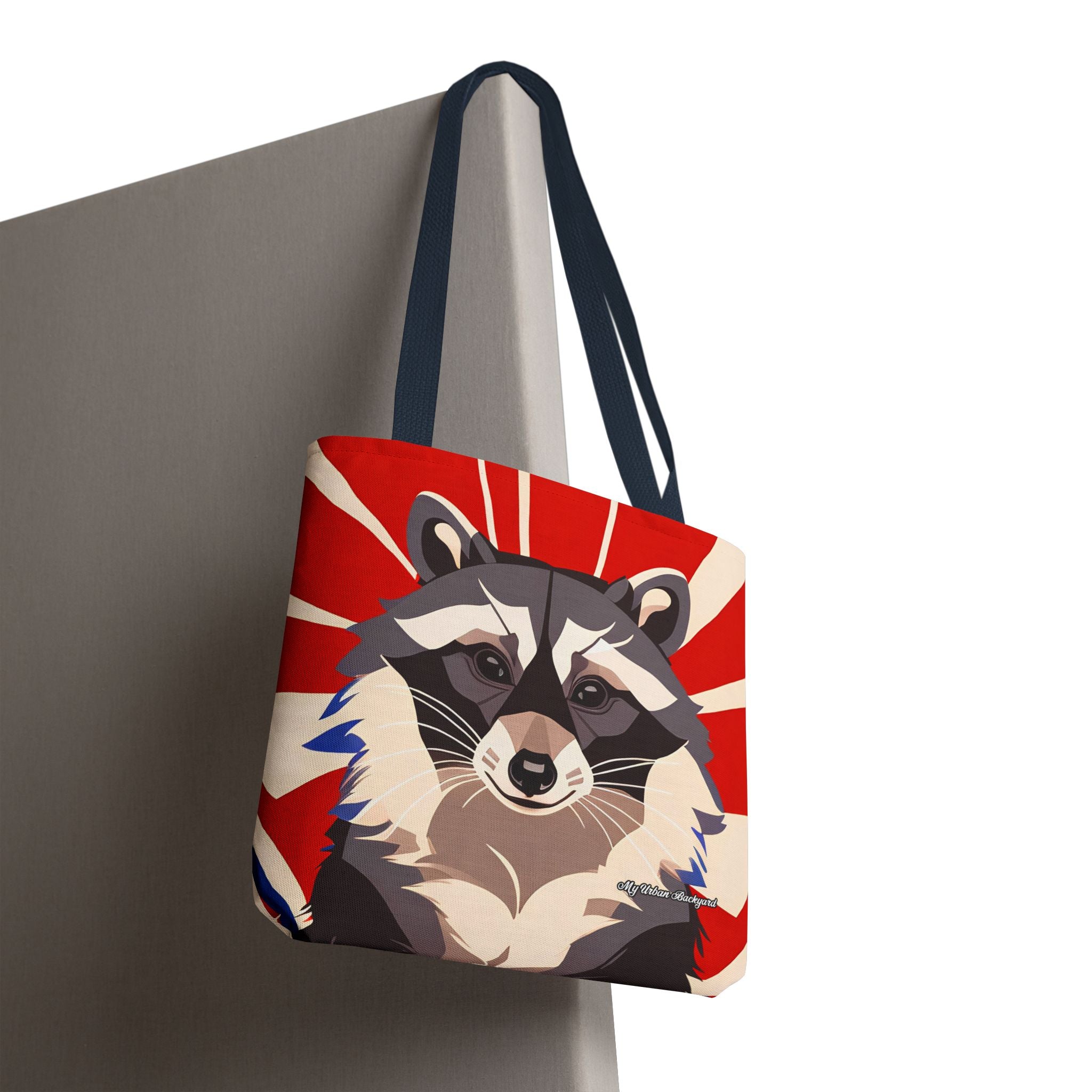 Ziggy Starspaws, Raccoon Tote Bag with Cotton Handles For Everyday Use, 3 Sizes